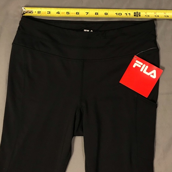 Black Fila Athletic Pants w/Pocket, Medium, NWT! - Picture 10 of 16